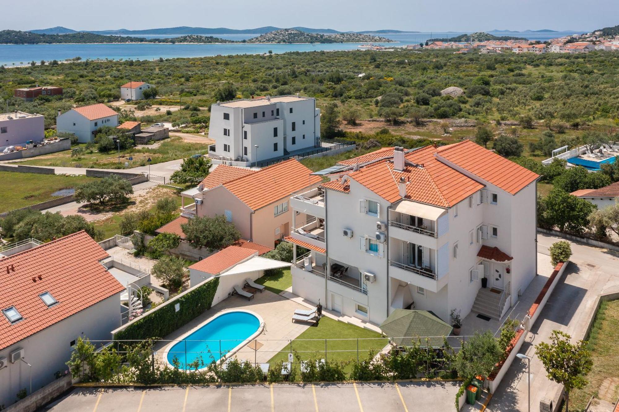 Sea View Apartments Tihi II Водице Экстерьер фото